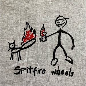 Supreme Spit Fire Cat Tee